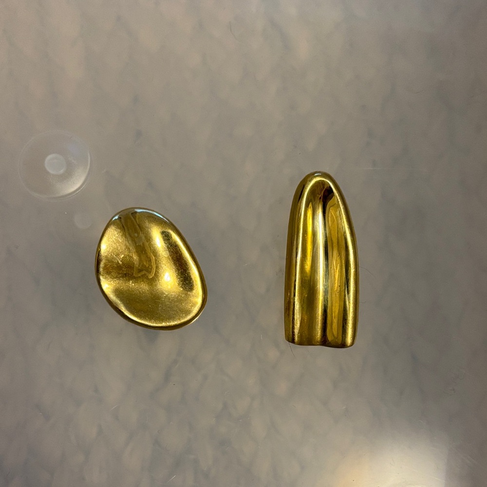Rachel Comey Gold Brass Sculptural Rings